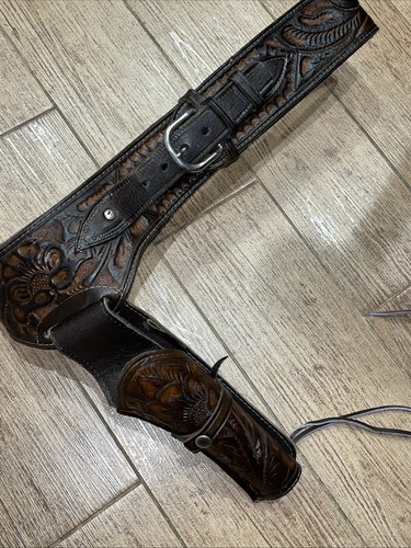 Vintage tooled western saddle - vintage,